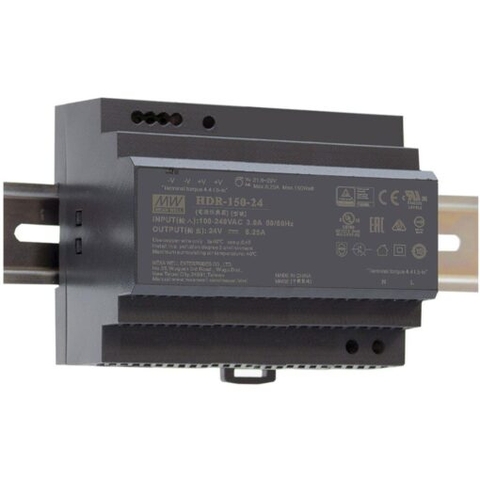 Nguồn Din Rail Meanwell HDR-150-24 (150W 24V 6.25A)