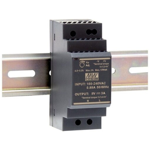 Nguồn Din Rail Meanwell HDR-30-5 (15W 5V 3A)