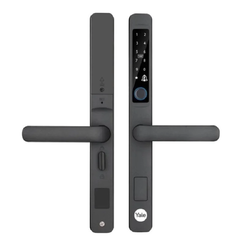 KHÓA VÂN TAY CỬA NHÔM YALE YDMA 100NP