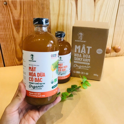 Mật hoa dừa cô đặt Organic Sokfarm 685g