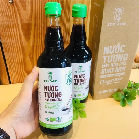 Nước tương mật hoa dừa hữu cơ 500ml