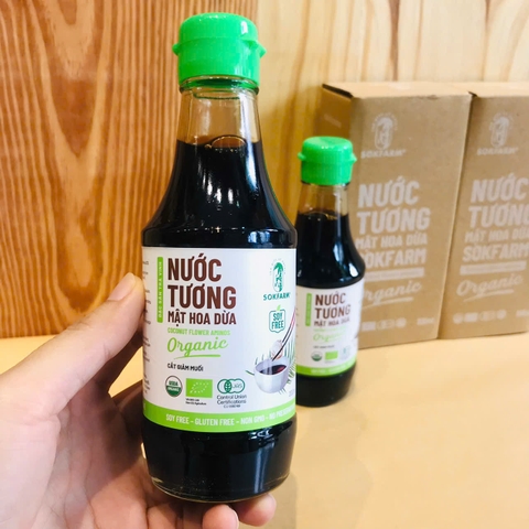 Nước tương mật hoa dừa hữu cơ 200ml