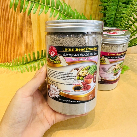 Bột hạt sen gạo lức mè đen 400g