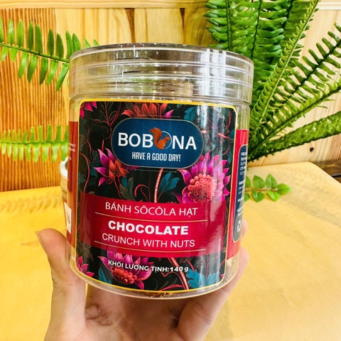Hũ bánh socola hạt 140g