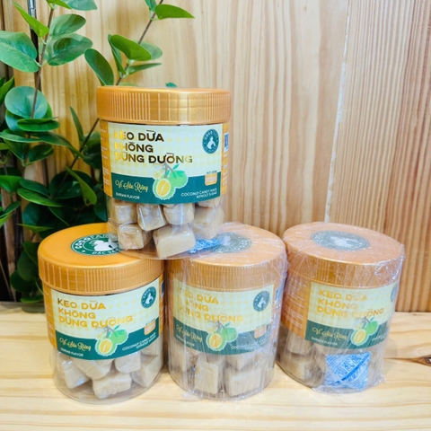 Kẹo dừa không đường sầu riêng 400gr - cocofarm