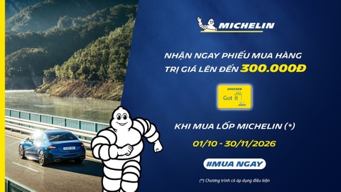 Mua Lốp Michelin Tại Thi Lốp Nhận Phiếu Mua Hàng Got It Đến 300.000đ