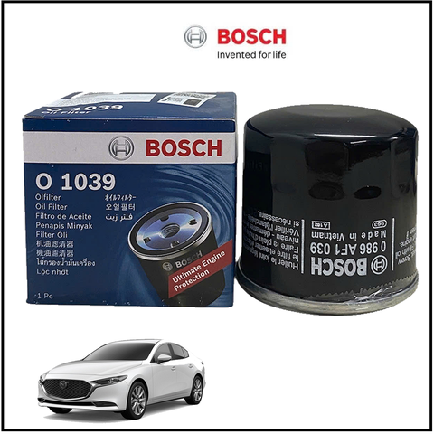 Lọc Dầu Nhớt BOSCH O1039 chuyên Mazda 3, 6, CX-5