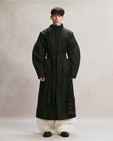 Larris Trench Coat Black