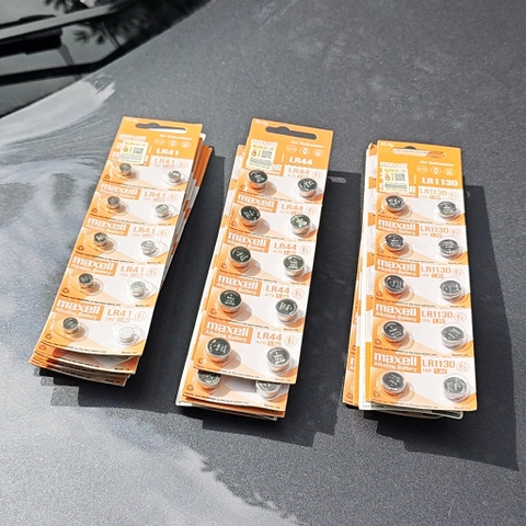 Pin Đồng Hồ Maxell LR1130 (AG10) Alkaline Cao Cấp 1.5V - Hàng Chính Hãng