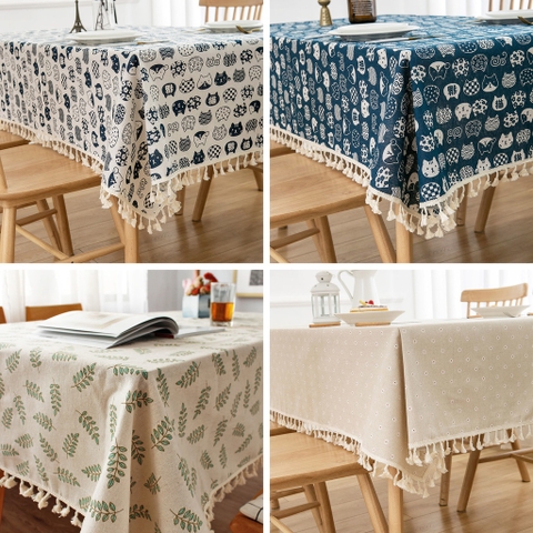 Khăn trải bàn họa tiết KTB01 tại Phương Ly Home Decor