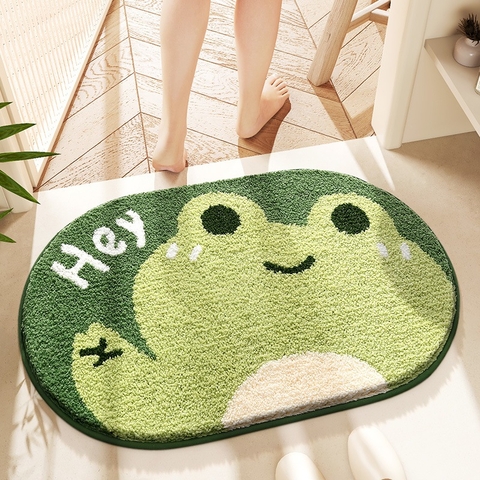 Thảm chùi chân họa tiết ếch vẫy tay – TCCC21