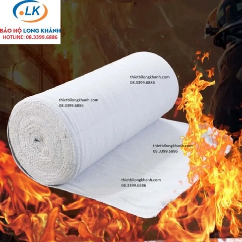 Vải gốm ceramic chịu nhiệt chống cháy 3mm