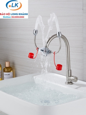 Vòi rửa mắt kết hợp rửa tay khẩn cấp UK0711A