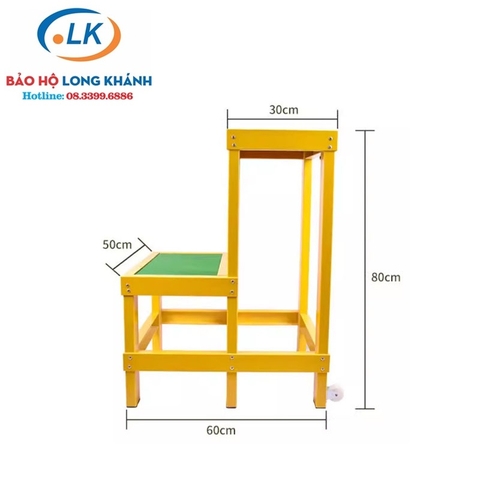 Ghế cách điện 2 bậc 220KV KT 50x60x80cm