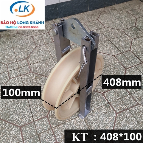 Puly kéo dây điện đường kính 408x100mm