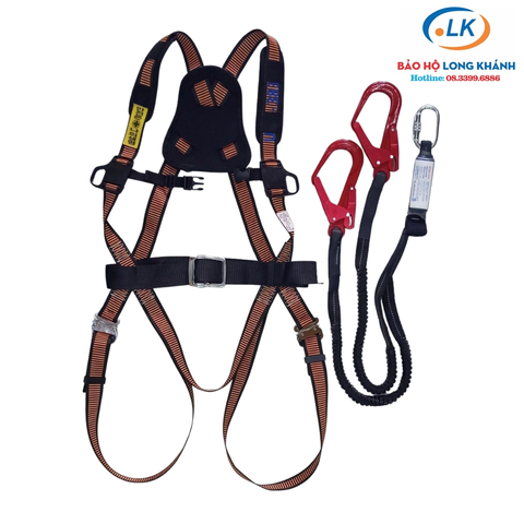 Dây toàn thân + chống sốc 2 móc nhôm chống tĩnh điện Kukje Hàn Quốc Model: K051-33