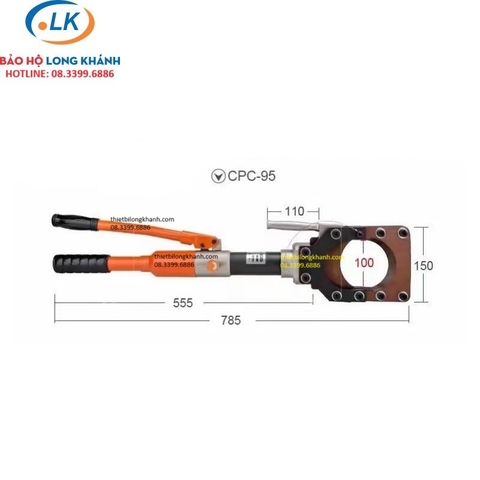 Kìm cắt cáp thủy lực CPC-95