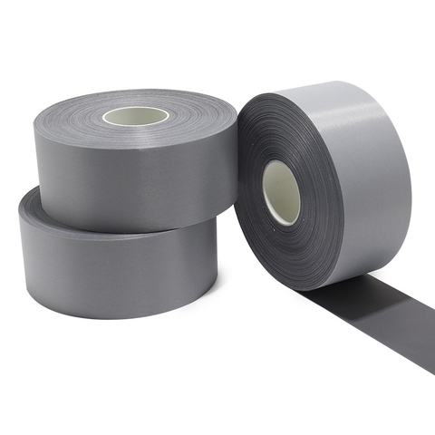 Dây vải phản quang màu ghi bản 5cm