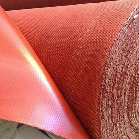 Vải bạt chống cháy độ dày 1,5mm phủ silicone 2 mặt