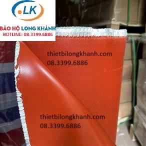 Vải bạt chống cháy phủ silicone 2 mặt