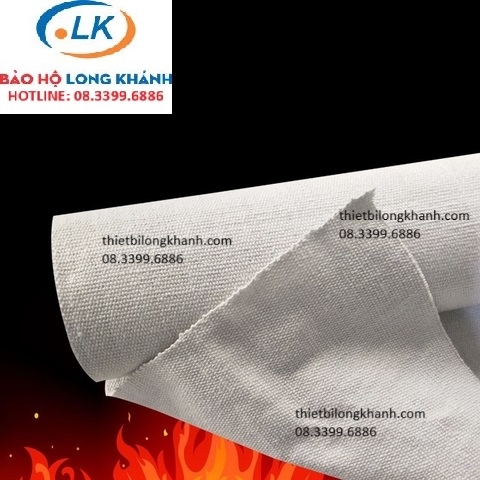 Vải gốm ceramic chịu nhiệt chống cháy 5mm