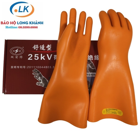 Găng tay cao su cách điện 25KV