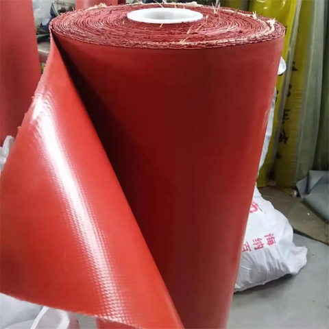 Vải bạt chống cháy độ dày 1mm phủ silicone 2 mặt