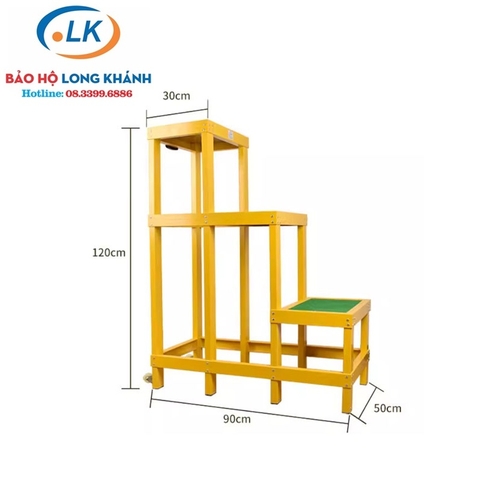 Ghế cách điện 3 bậc 220KV KT 50x90x120cm