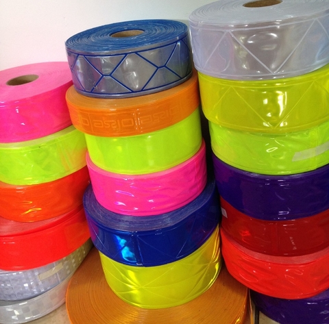 Dây vải phản quang nhựa PVC