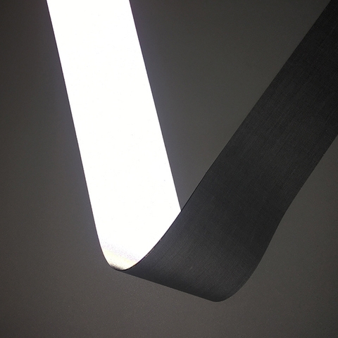 Dây vải phản quang màu ghi bản 5cm