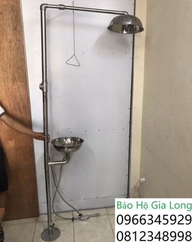 Bồn rửa mắt và tắm khẩn cấp EM608