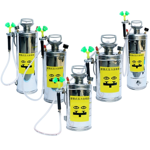 Bồn rửa mắt khẩn cấp 8 lít Inox 304