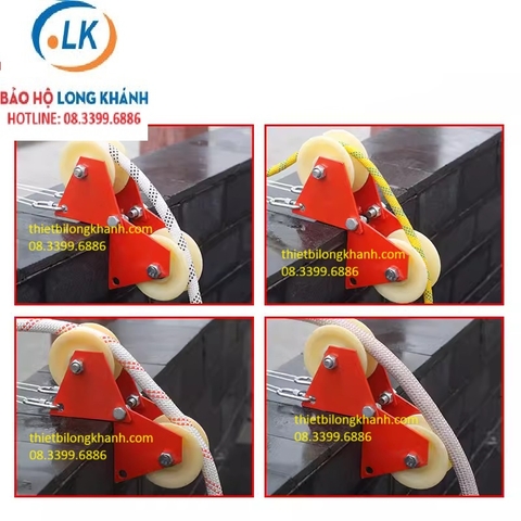 Con lăn kéo cáp 1 bánh nhôm