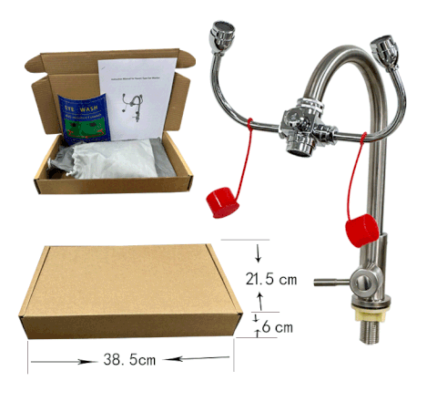Vòi rửa mắt kết hợp rửa tay khẩn cấp UK0711A