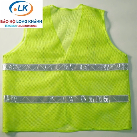 Áo lưới phản quang màu xanh nõn chuối