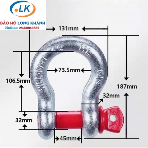 Ma ní cẩu Omega 9,5 tấn