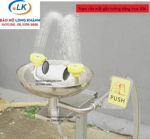 Bồn rửa mắt khẩn cấp gắn tường UK401