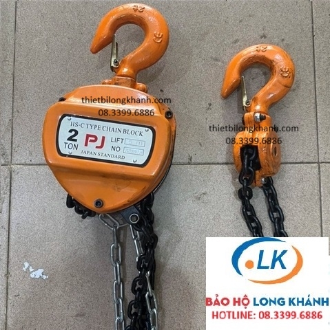 Palang xích kéo tay 2 tấn