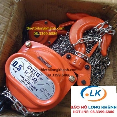 Palang xích kéo tay 0.5 tấn