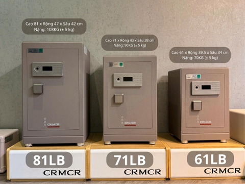 Hướng Dẫn Sử Dụng Két sắt Xiaomi CRMCR Dòng 45LB 61LB 71LB 81LB 101LB 123LB