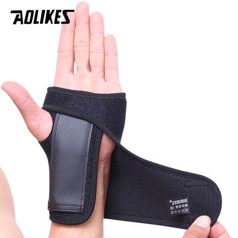 Đai Nẹp Cố Định Khớp Cổ Tay Có Miếng Kẽm Bảo Vệ - AOLIKES 1676