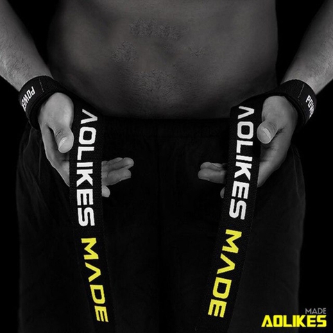 Dây kéo lưng trợ lực cổ tay Aolikes Dây kéo lưng Lifting Straps Aolikes