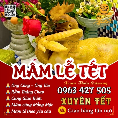 Mâm cúng Giao thừa