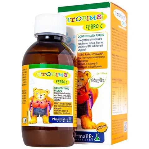 Siro Fitobimbi Ferro C Concentrato Fluido bổ sung sắt kẽm vitamin C cho cơ thể