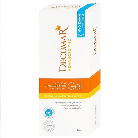 Gel bôi Decumar Advance THC giảm mụn ngừa thâm