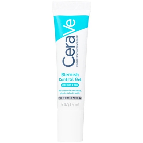 Gel giảm mụn Cerave Blemish Control 15ml giúp giảm mụn và thu nhỏ lỗ chân lông