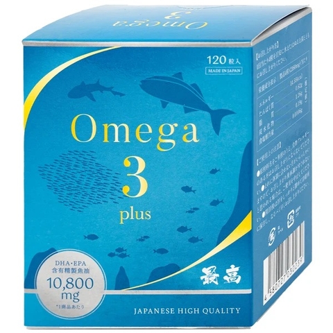 Thực phẩm bảo vệ sức khỏe OMEGA 3 PLUS Kenko hỗ trợ não bộ, thị lực và sức khoẻ tim mạch