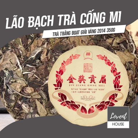 Lão Bạch Trà Cống Mi Trà Trắng 2014 Kim Thưởng