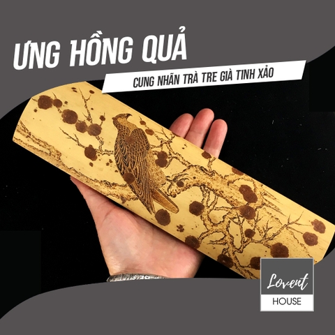 Cung Nhãn Trà Khắc Tay Tre Tương Phi – Chim Ưng Hồng Quả