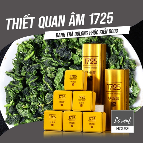 Trà Oolong Thiết Quan Âm 1725 Hộp Quà Tặng Cao Cấp